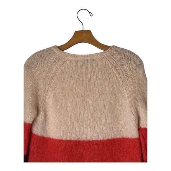 Anthropologie Needle Sweater Women Small Pink Louise Mohair Merino Wool Knit - Picture 5 of 13